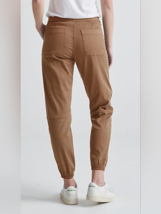 DU/ER Pants - DU/ER Women's Live Free High Rise Jogger Sand Tencel Cotton Duer $140 32x28